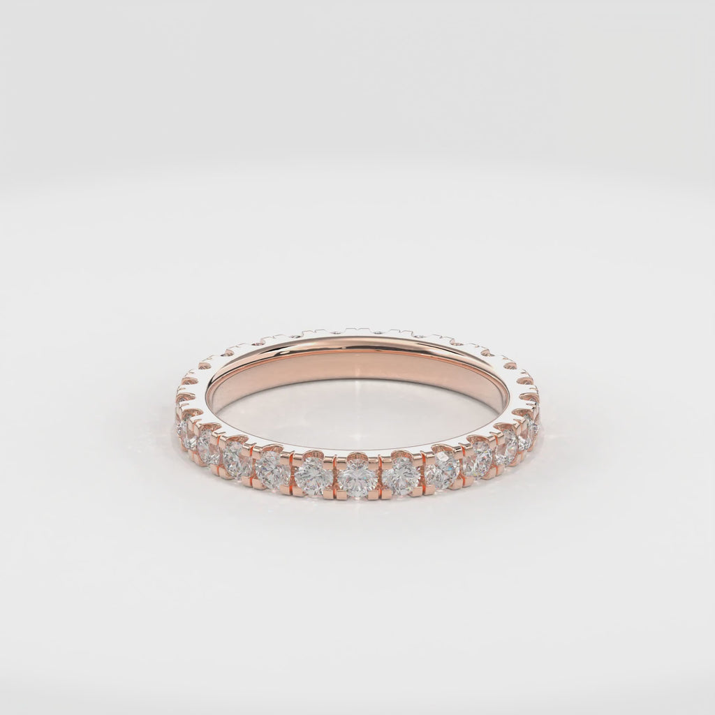 Wedding Bands Enternity Band 2.8mm•Rose Gold