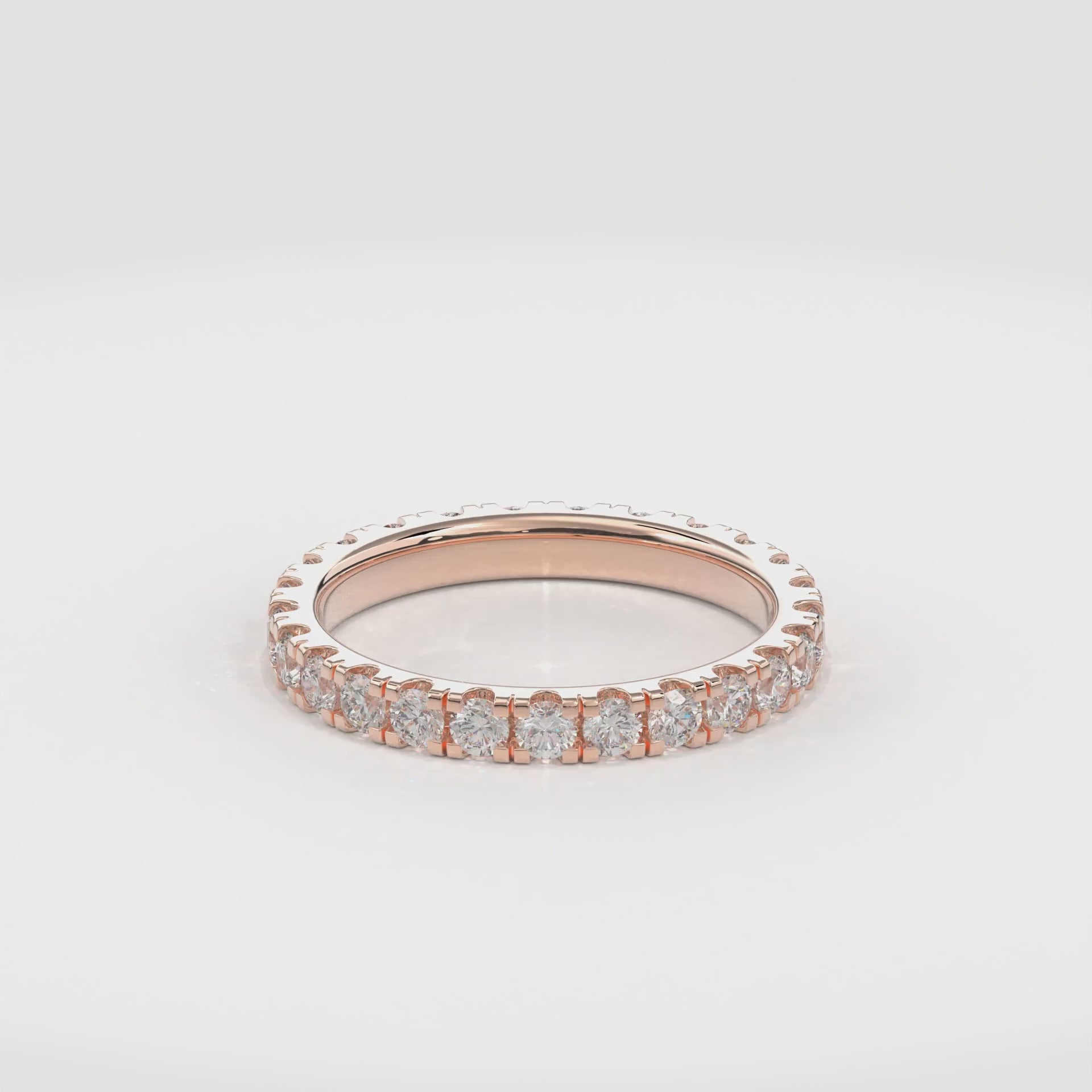 Wedding Bands Enternity Band 2.8mm•Rose Gold