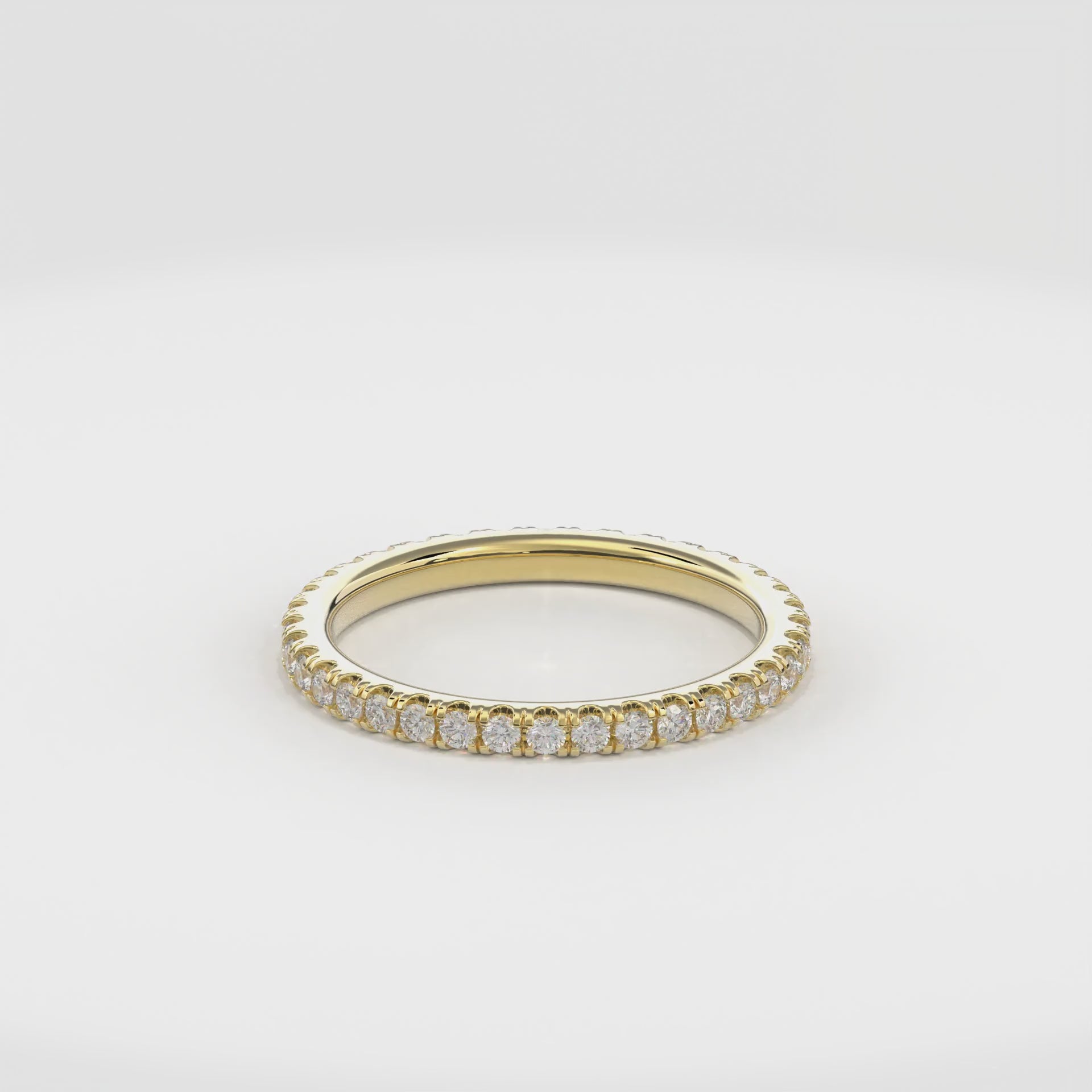 Wedding Bands Enternity Band 1.8mm•Yellow Gold