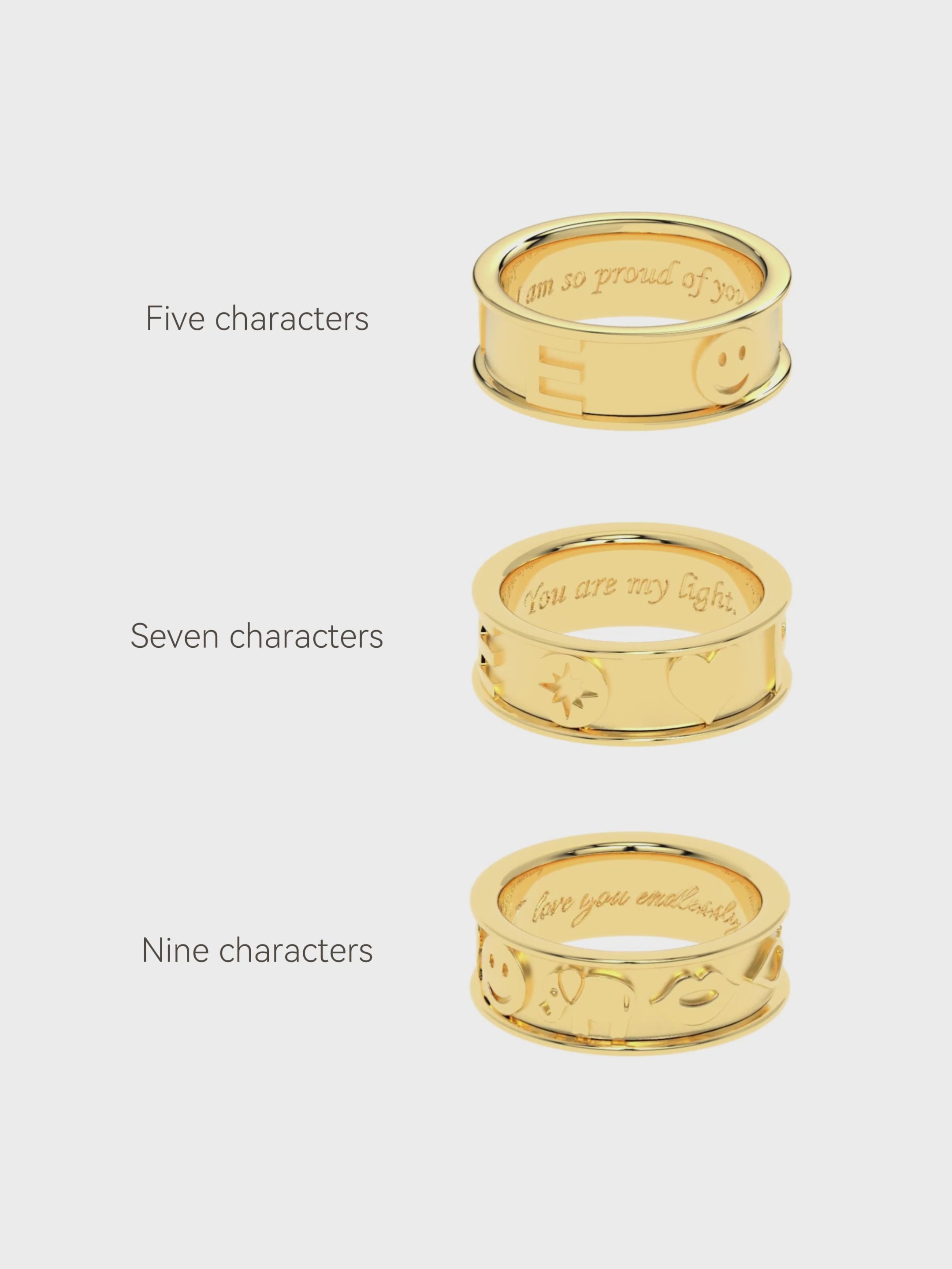 Milgrain CharmMark Lucky Ring SS25R002L