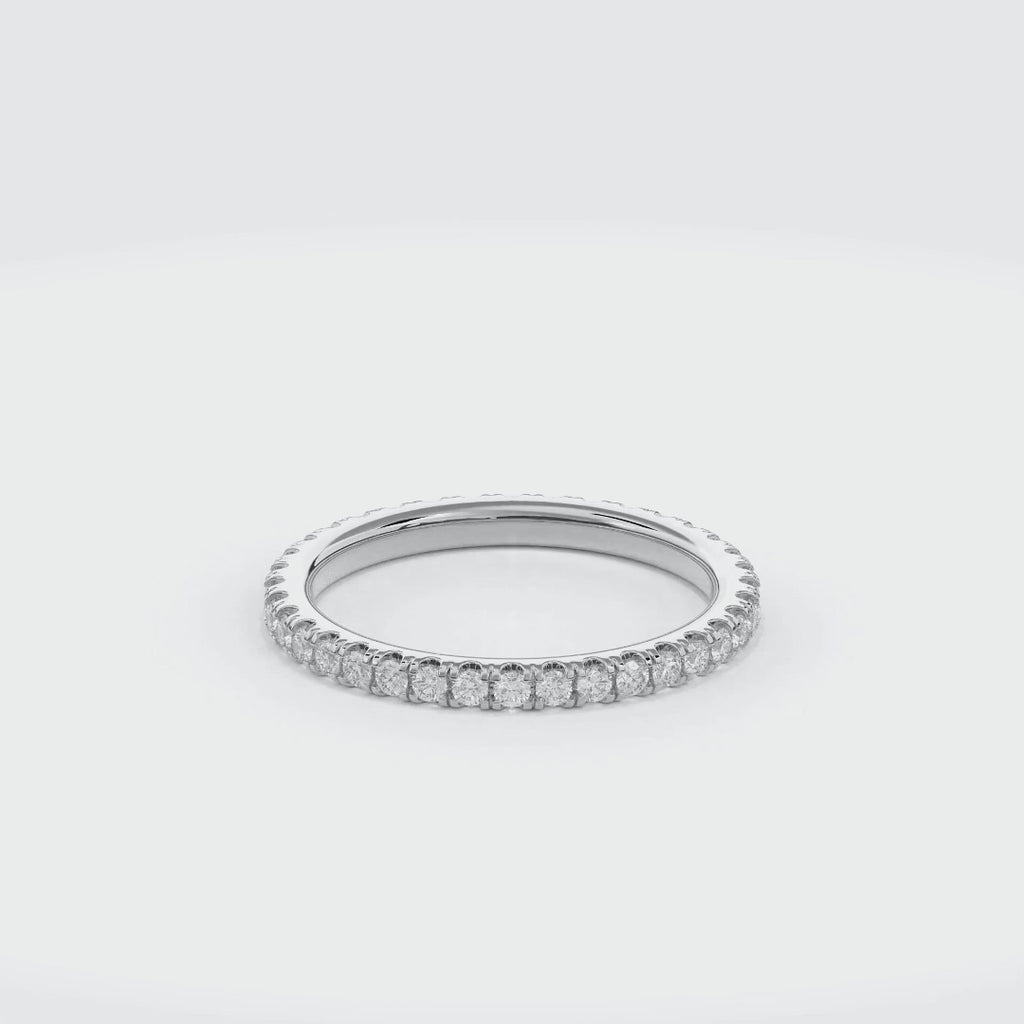 Wedding Bands Enternity Band 1.8mm•White Gold