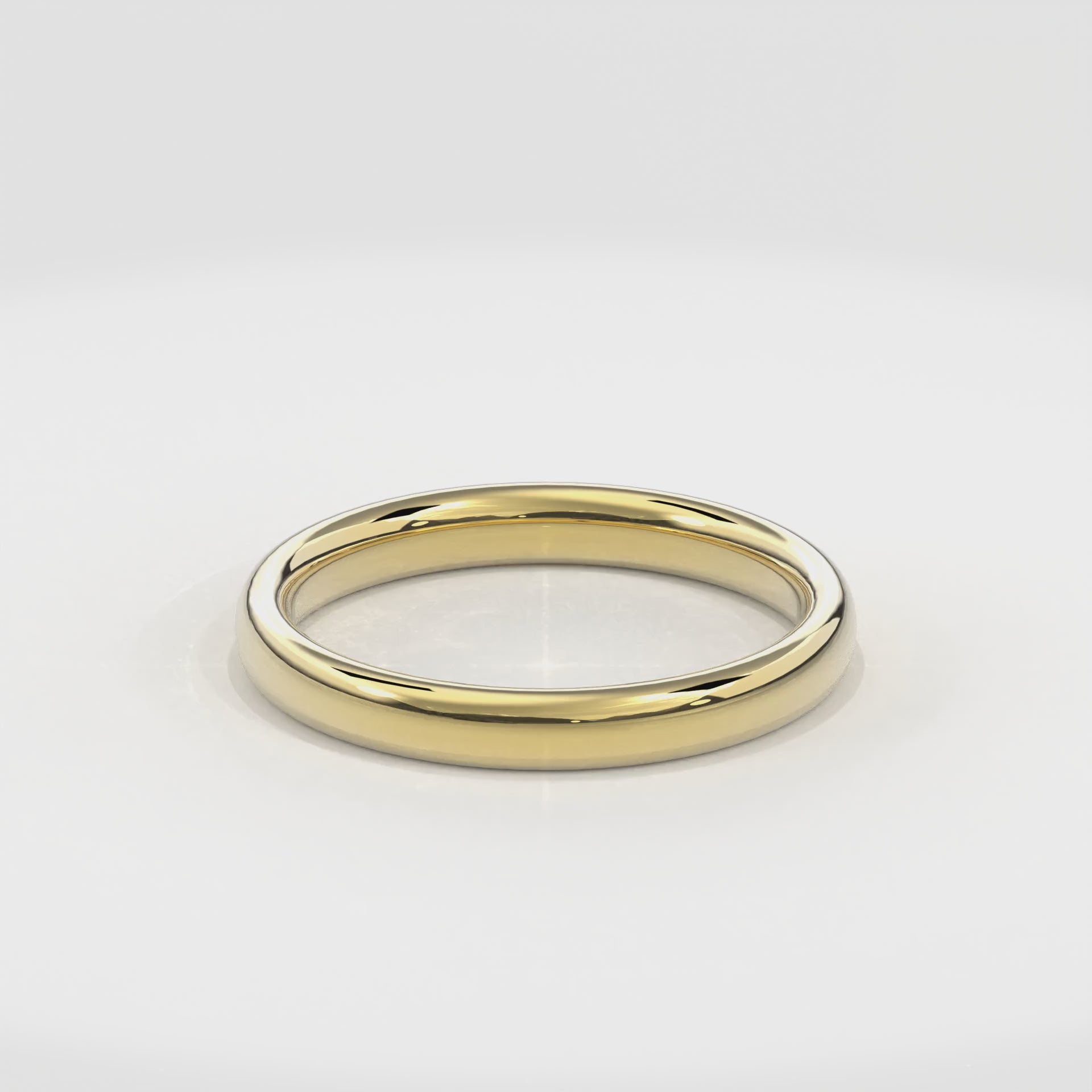 Wedding Bands Round Band 3.3mm•Yellow Gold