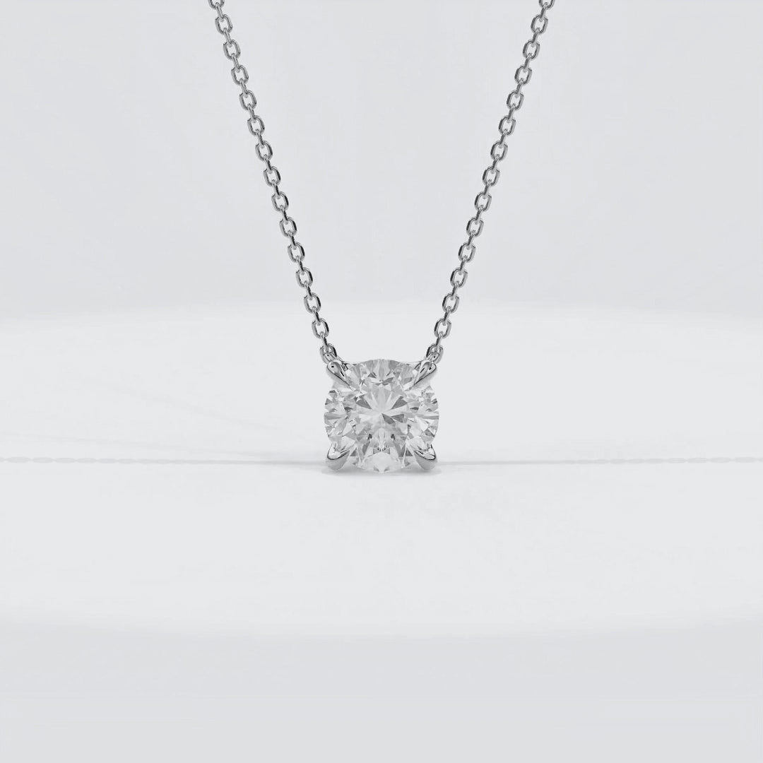 Renewable Diamond Necklace in White Gold