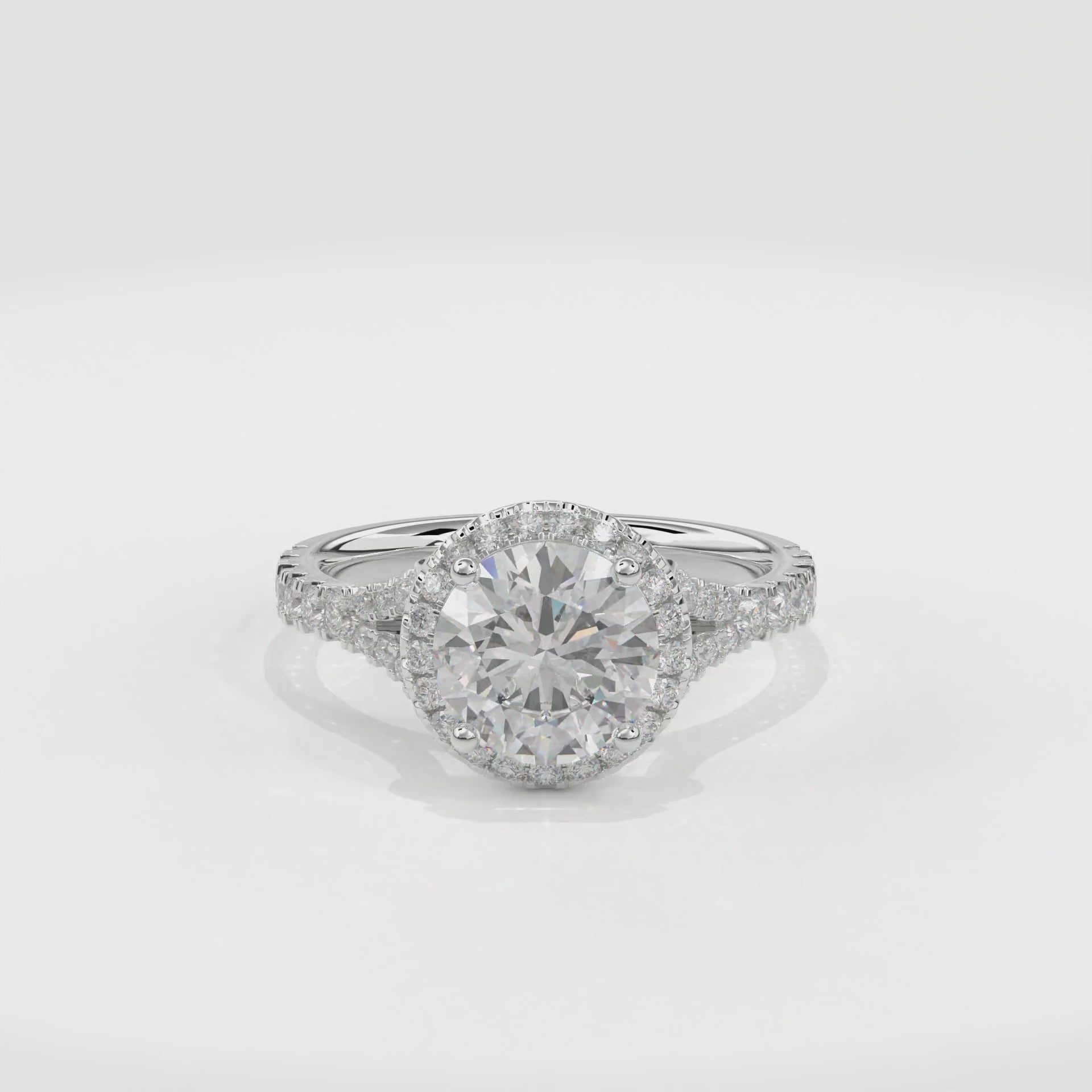 Elara Vintage Inspired Engagement Ring Emerald•White Gold