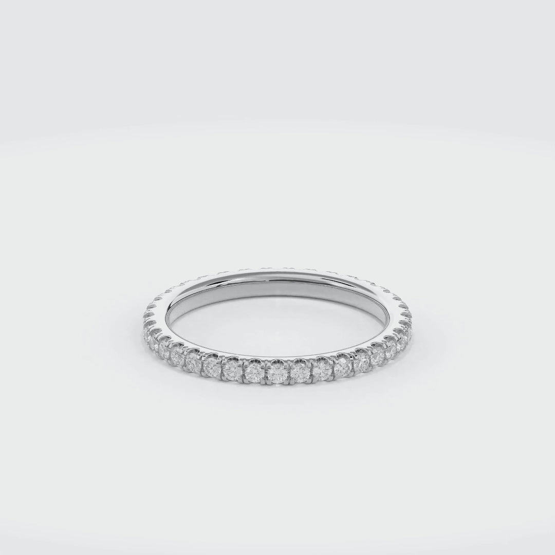 Wedding Bands Enternity Band 1.8mm•White Gold