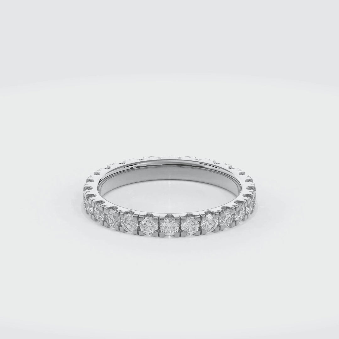 Wedding Bands Enternity Band 2.8mm•White Gold