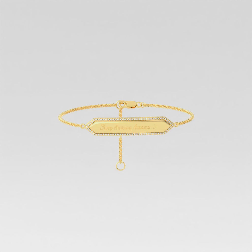 18K Gold Plated SwapBar Bracelet SB007G
